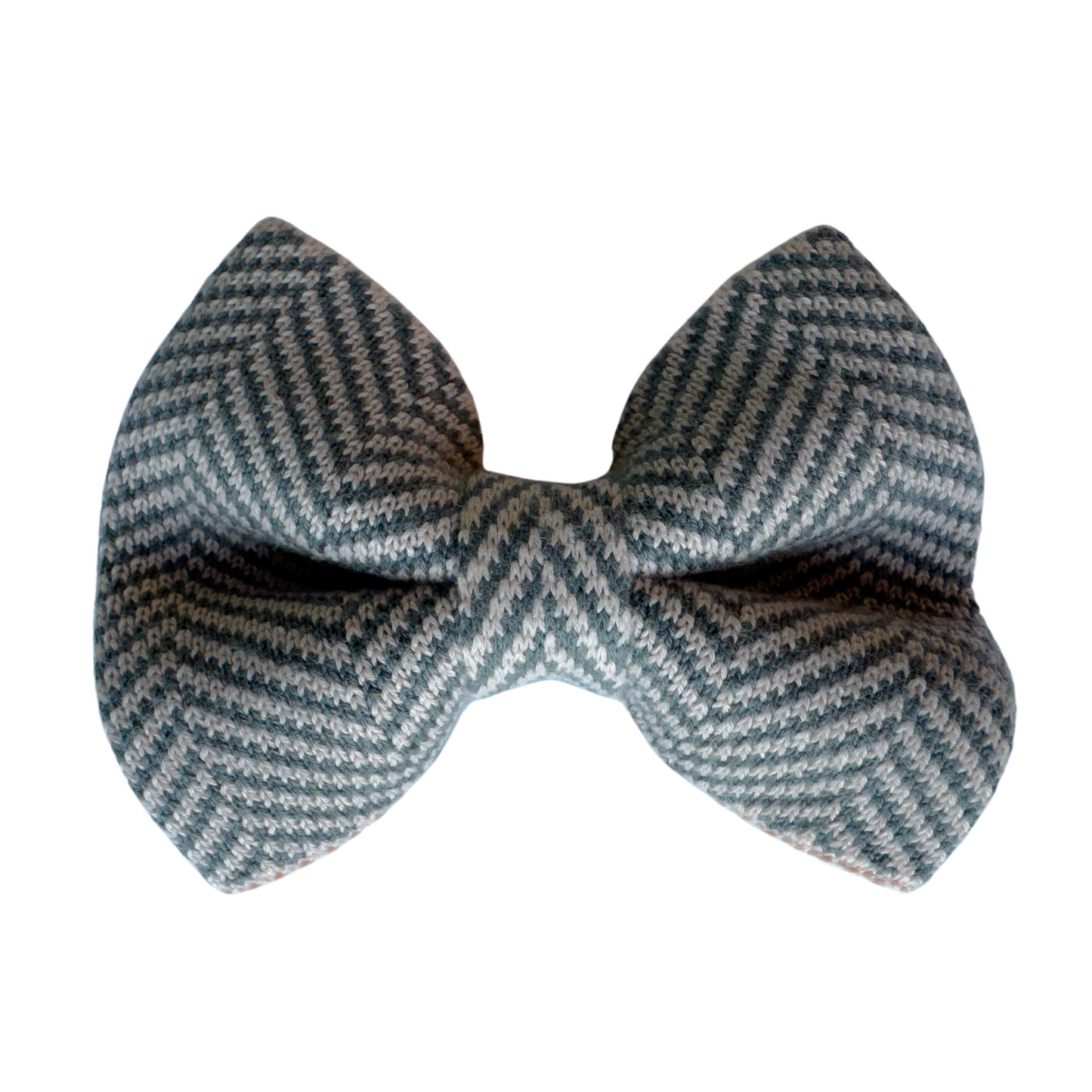 Dog Bow Tie - Pink/Grey