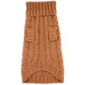 Quni Boutique Dog Sweater - 100% Baby Alpaca, Tan - Quni Boutique