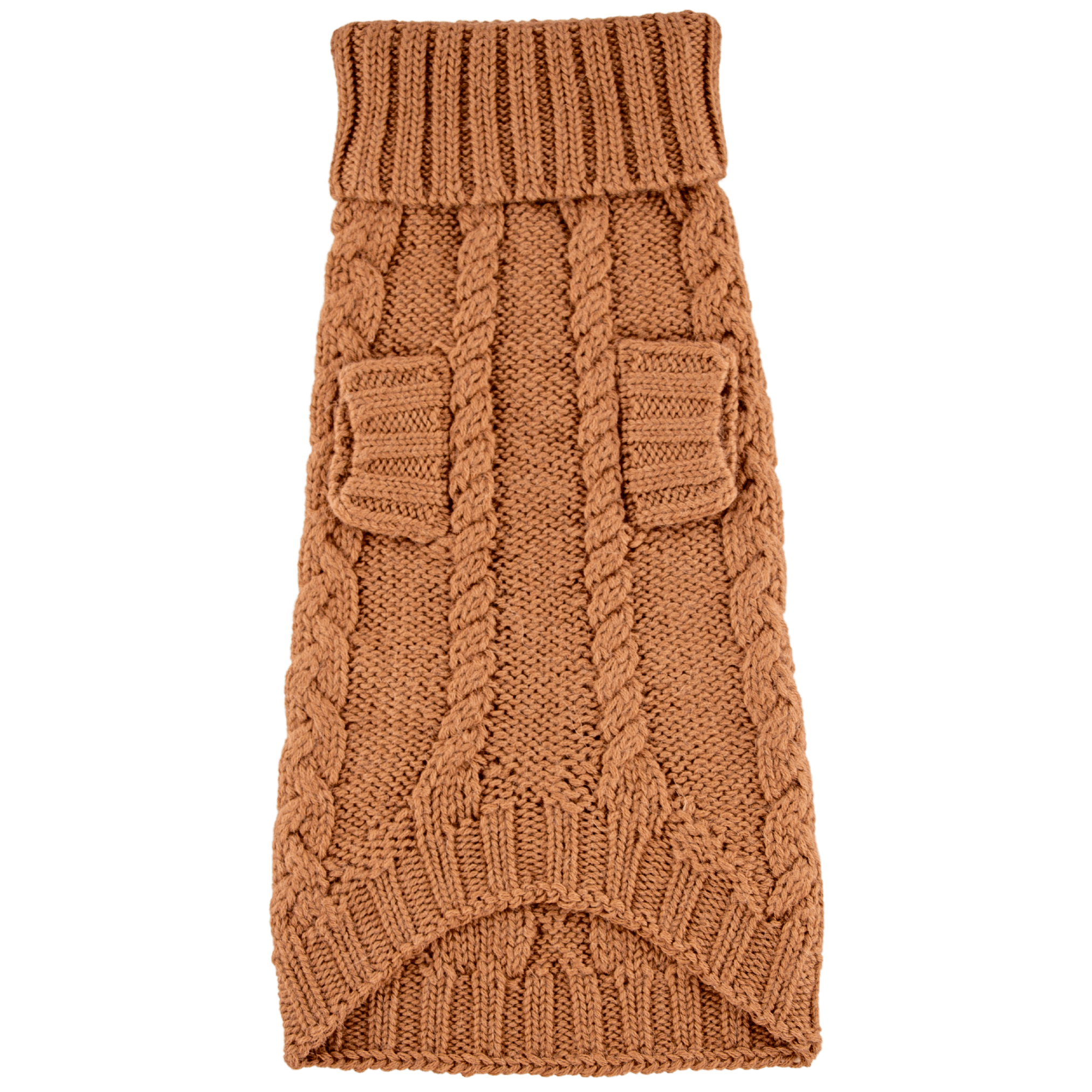 Quni Boutique Dog Sweater - 100% Baby Alpaca, Tan - Quni Boutique