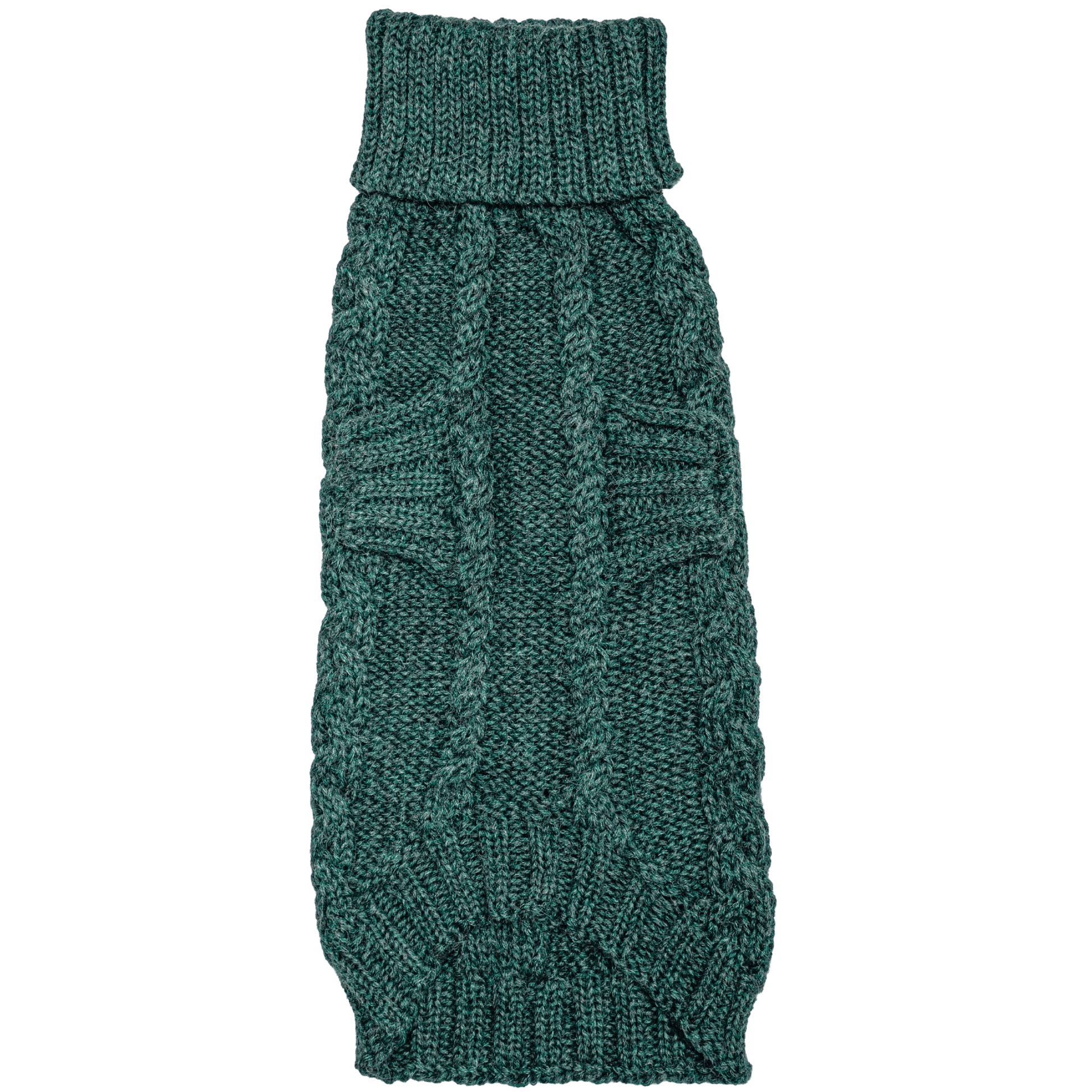 Quni Boutique Dog Sweater - 100% Baby Alpaca, Green - Quni Boutique