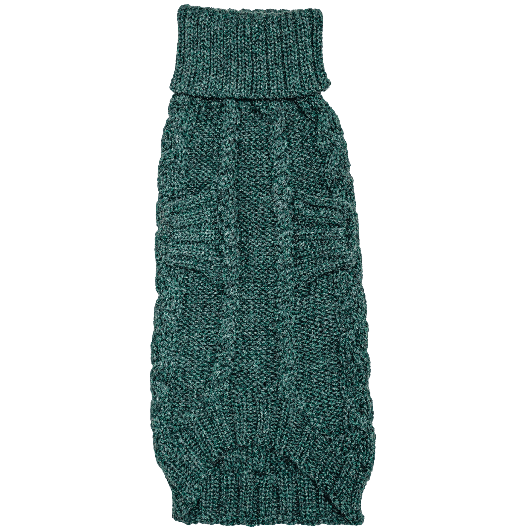 Quni Boutique Dog Sweater - 100% Baby Alpaca, Green - Quni Boutique